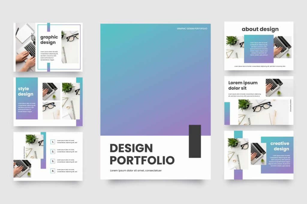 WordPress themes for a portfolio websit